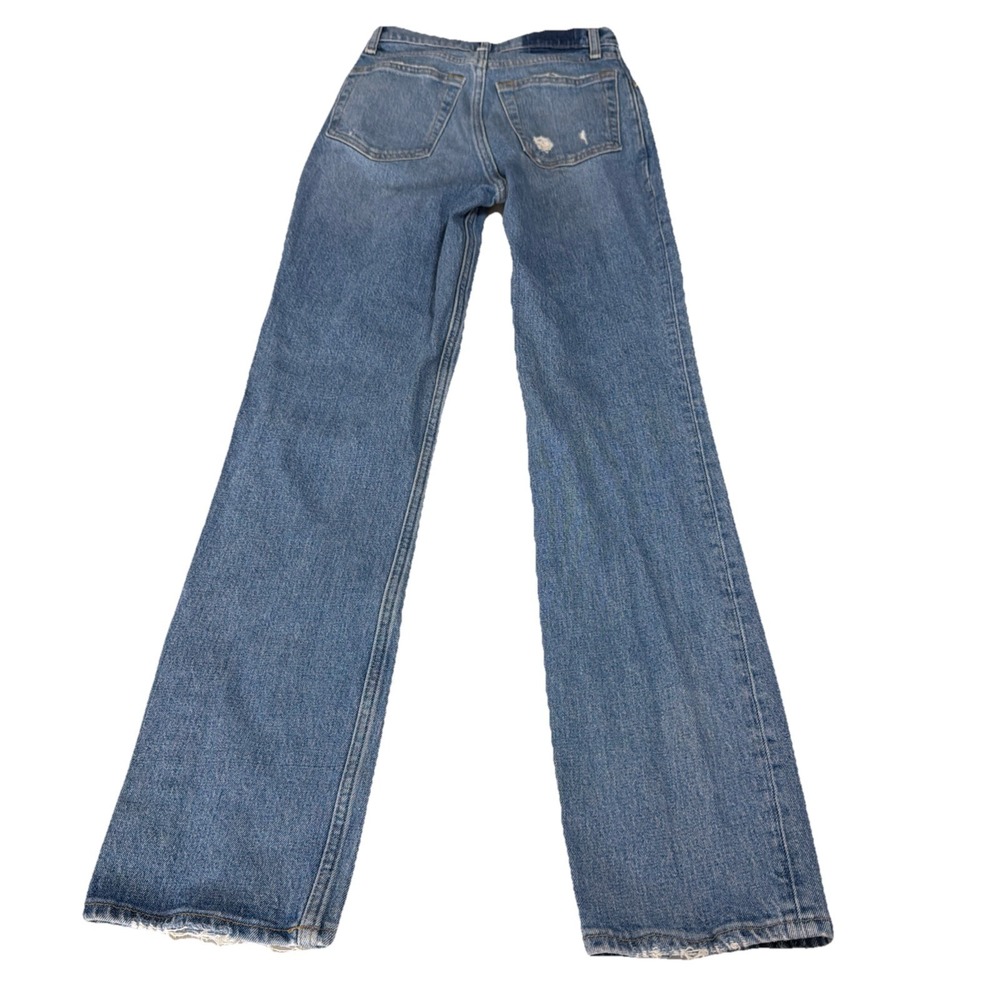 Abercrombie & Fitch Love 90s Straight Ultra High Rise Jeans Size 00S / 24 - Picture 2 of 11